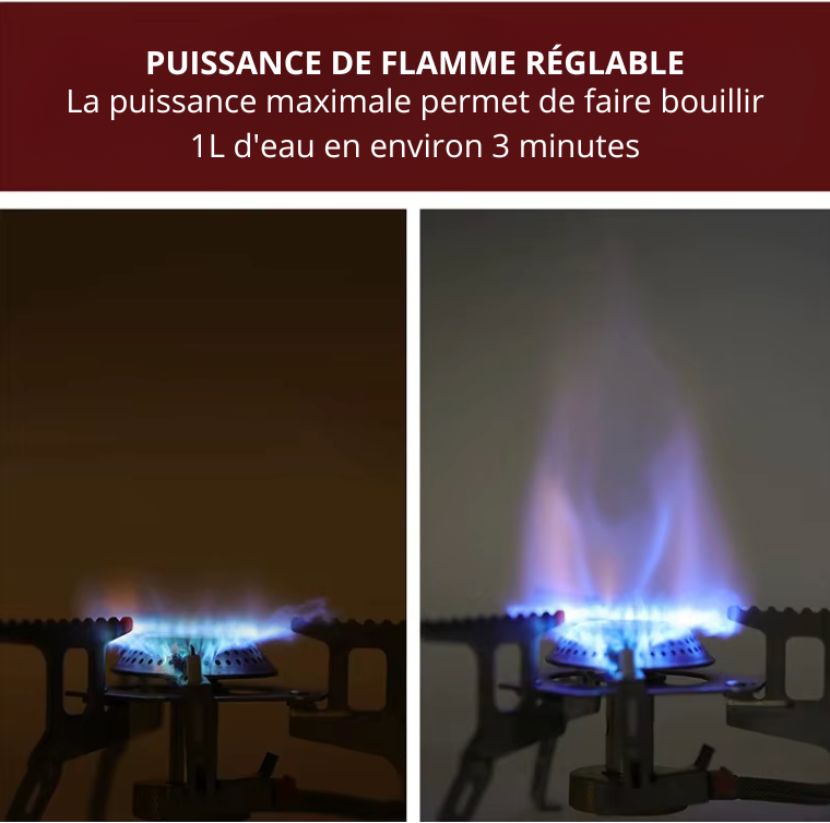 Réchaud à Gaz Portable Camping 3500W