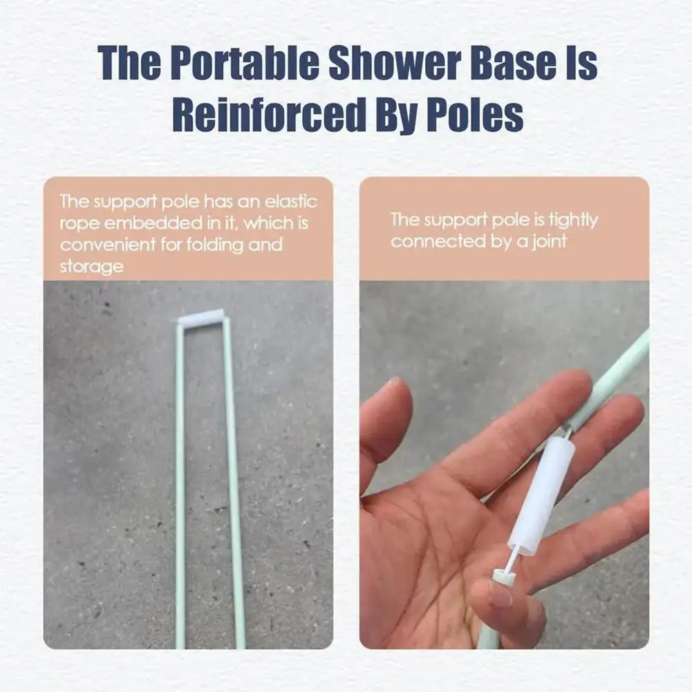 Bac de Douche Portable Pliable pour Camping