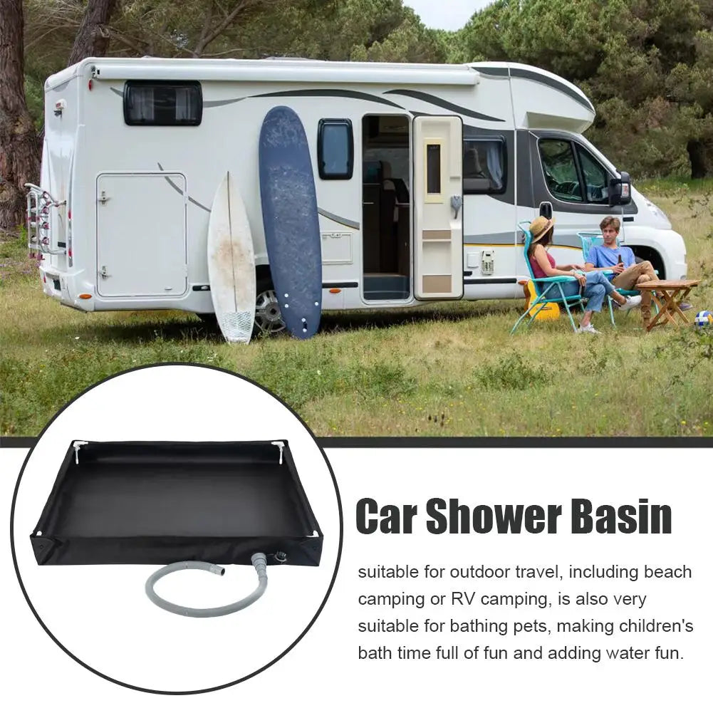 Bac de Douche Portable Pliable pour Camping
