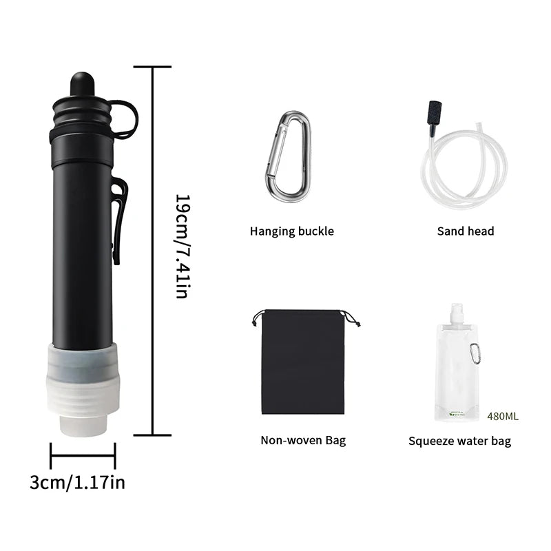 Système de Filtration d'Eau Mini Portable