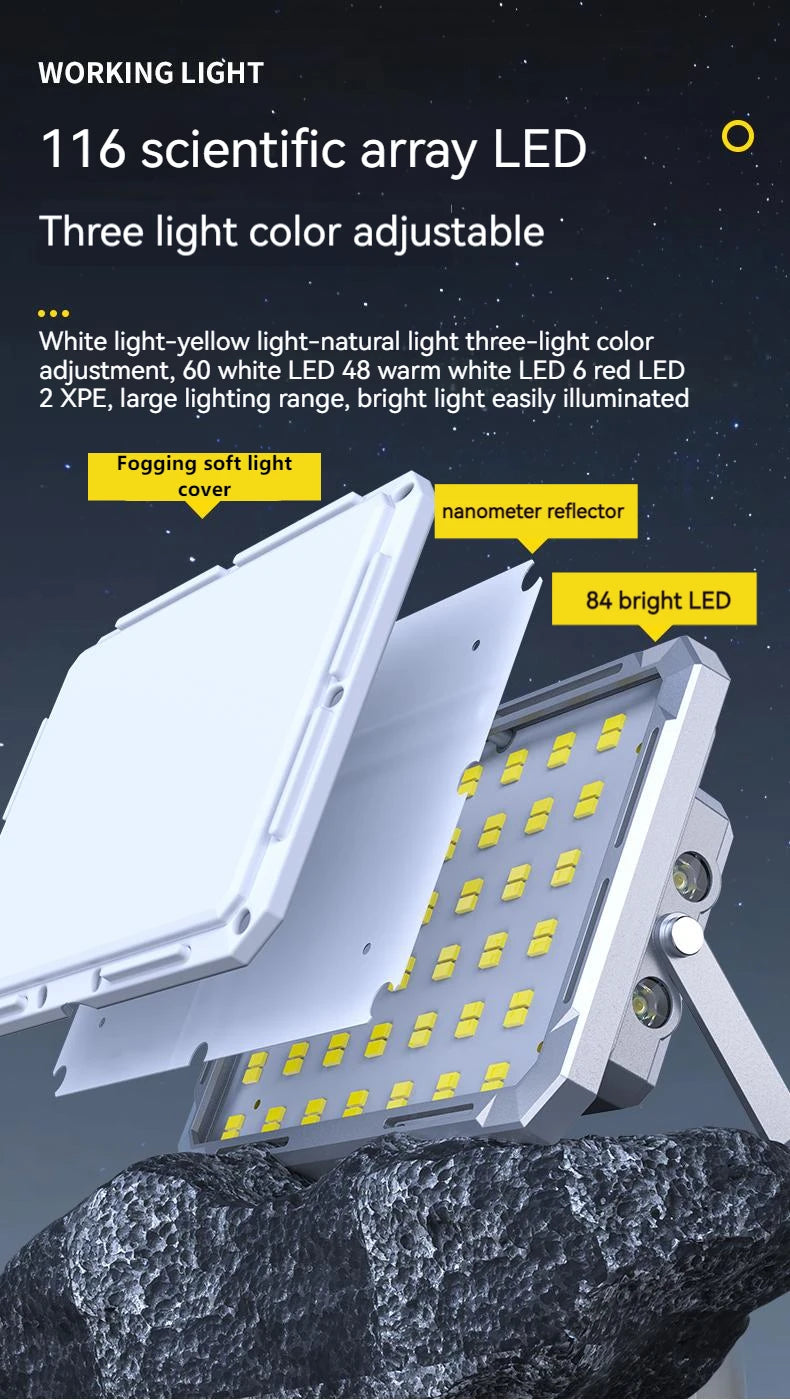 Lampe LED de Camping rechargeable
