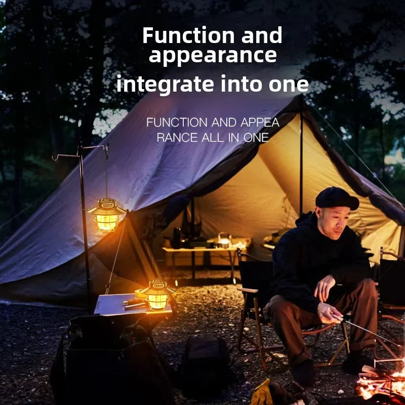 Lampe de Camping LED Rétro