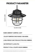 Lampe de Camping LED Rétro